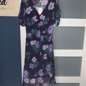 Floral V-Neck Dress